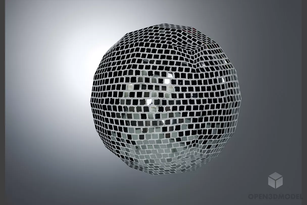 Disco Ball Lighting Decoration Free 3d Model - .Blend, .Dae, .Fbx, .Ma ...