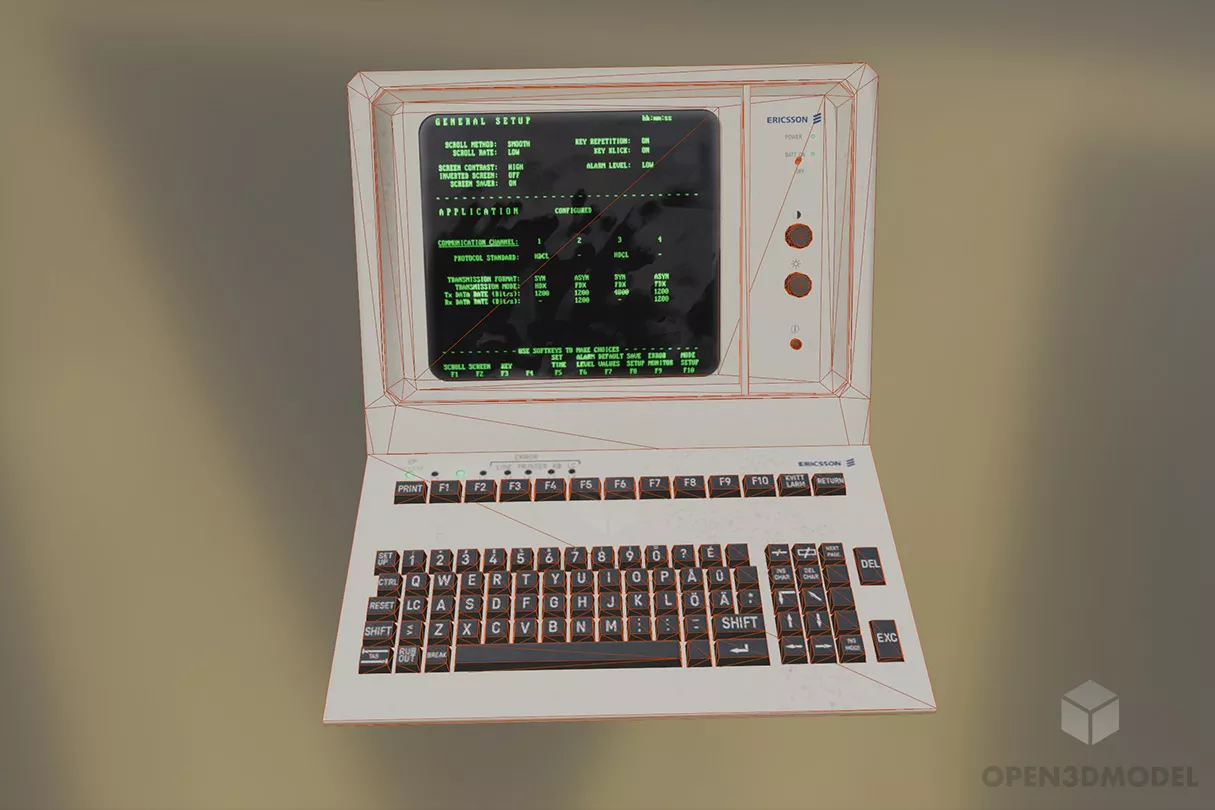 Ericsson Computer Control Gadget 3d model 2