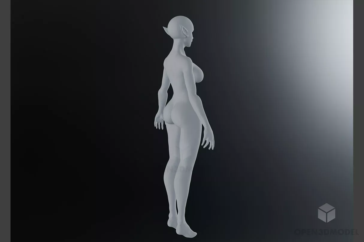 Decor Base Column Round Shape 3d model
