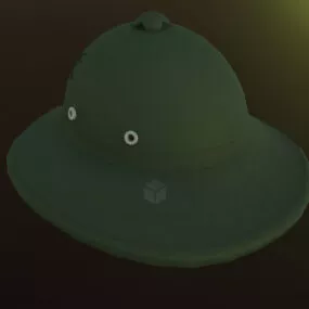 Indochine Military Helmet 3d model