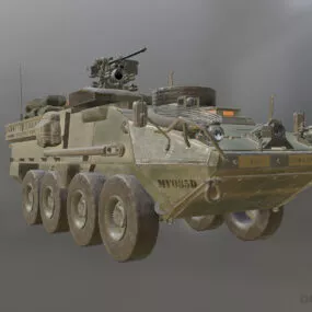 Military Infantry Carrier Vehicle M1126 3d model