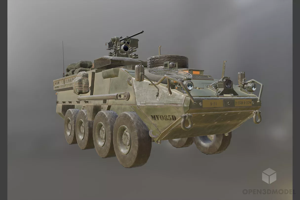 Military Infantry Carrier Vehicle M1126 Free 3d Model - .C4d, .Dae ...