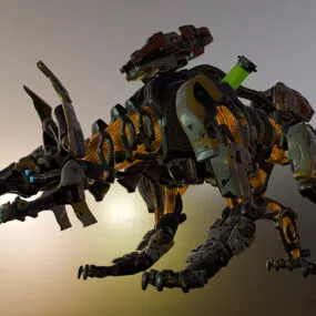 Futuristic Robot Dog 3d model