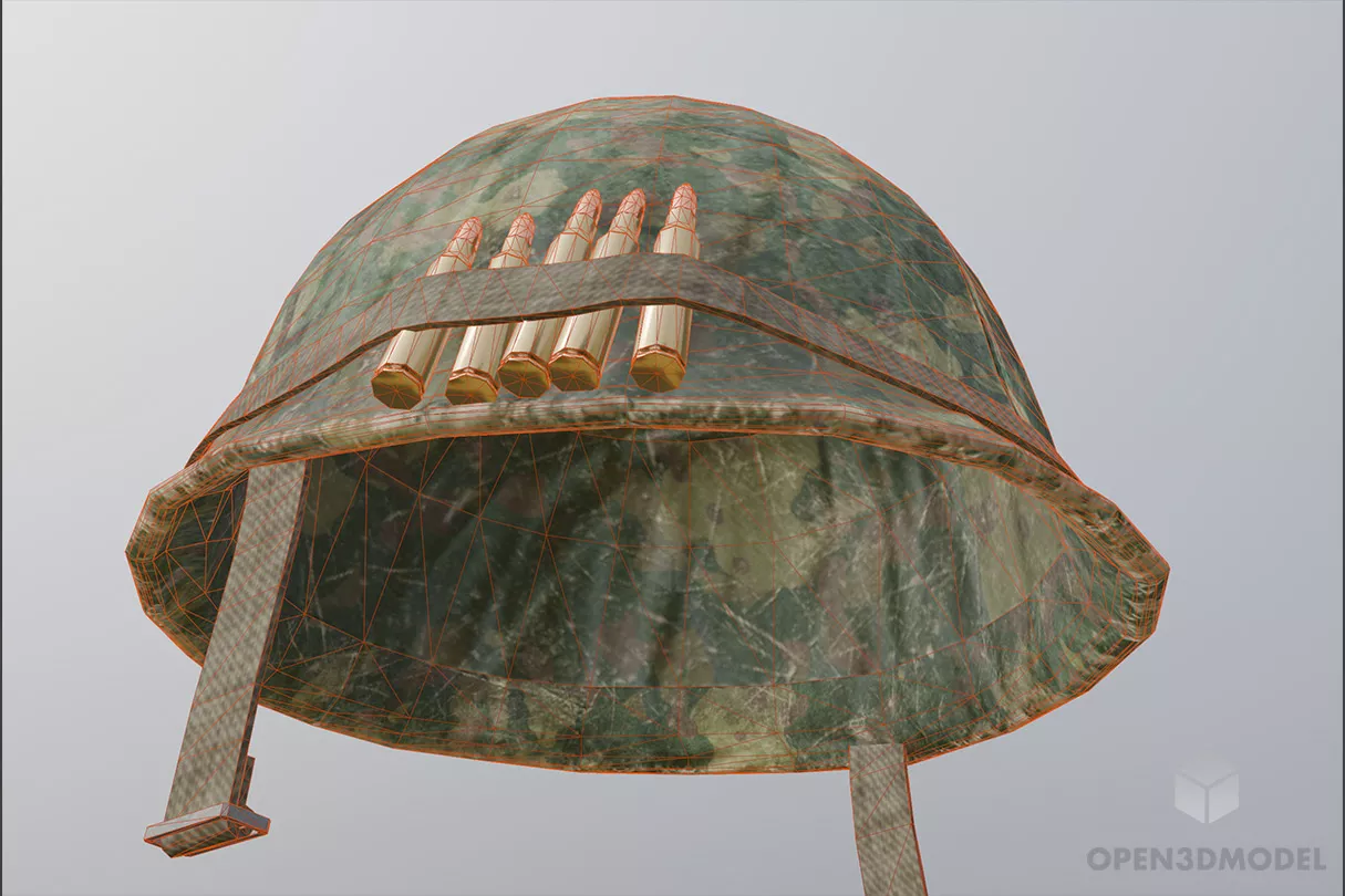 M1 Helmet Us Army Free 3d Model - .Blend, .C4d, .Dae, .Fbx, .Max ...