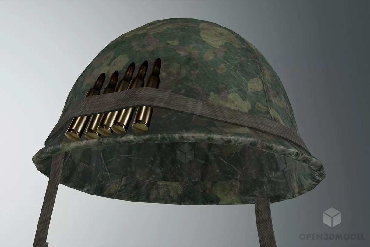 M1 Helmet Us Army Free 3d Model - .Blend, .C4d, .Dae, .Fbx, .Max ...