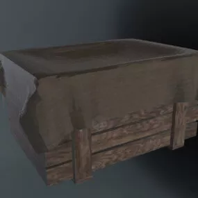 Simple Crate Box 3d model