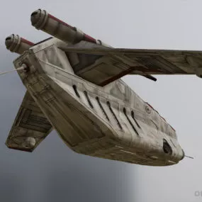 Assault Transport Spacecraft 3d model