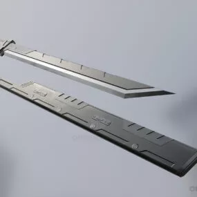 Cyberpunk Sword Blade 3d model