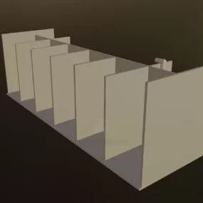 Room Concept Unfinish 3d model