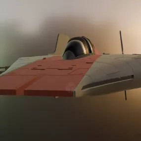 Star Wars Wing Spaceship 3d model