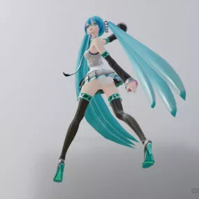 Anime Girl Substance Miku 3d model