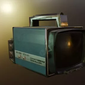 Soviet Television 3d model