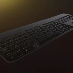 Logitech K750 Keyboard 3d model