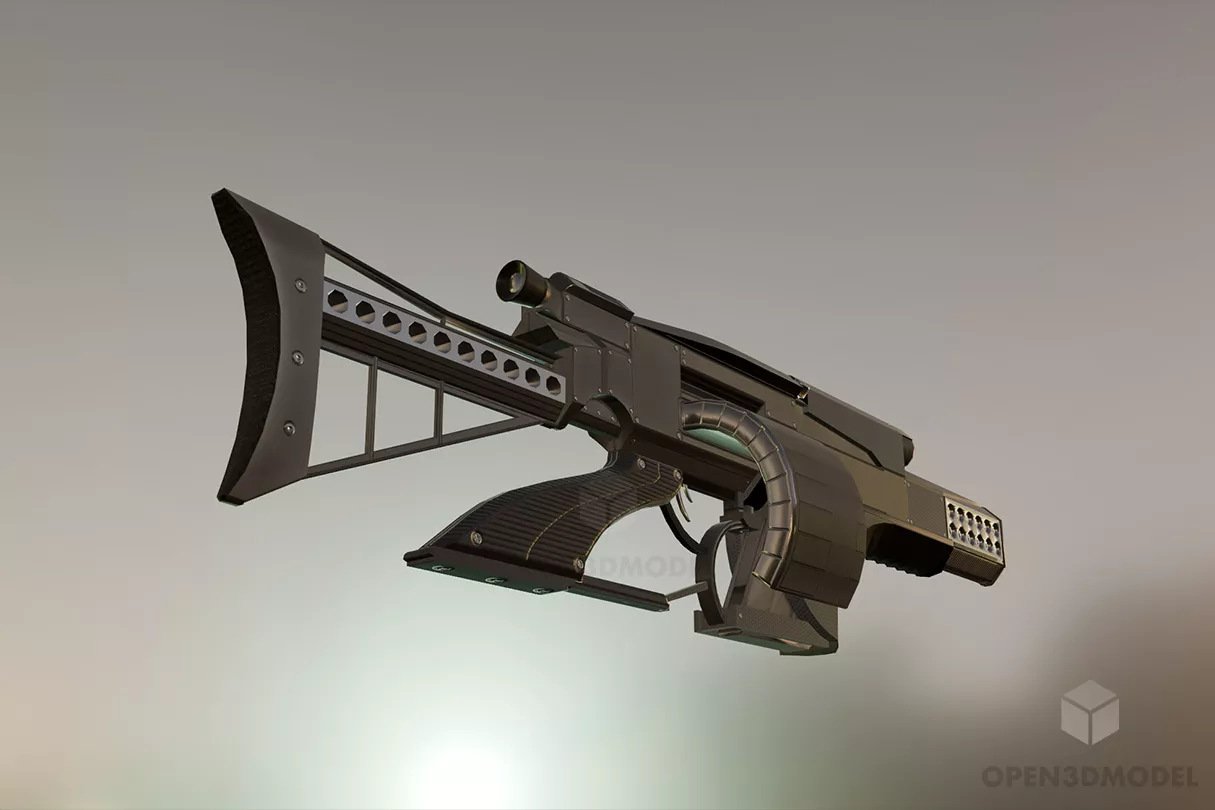 Us Machine Gun M60 3d model