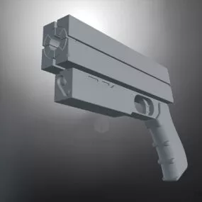 Lowpoly Gun Weapon 3d model
