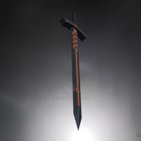 Dark Excalibur Sword 3d model