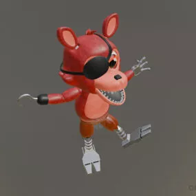 Fnaf Fox Character 3d model
