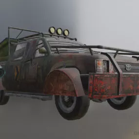 Zombie Truck 3d model