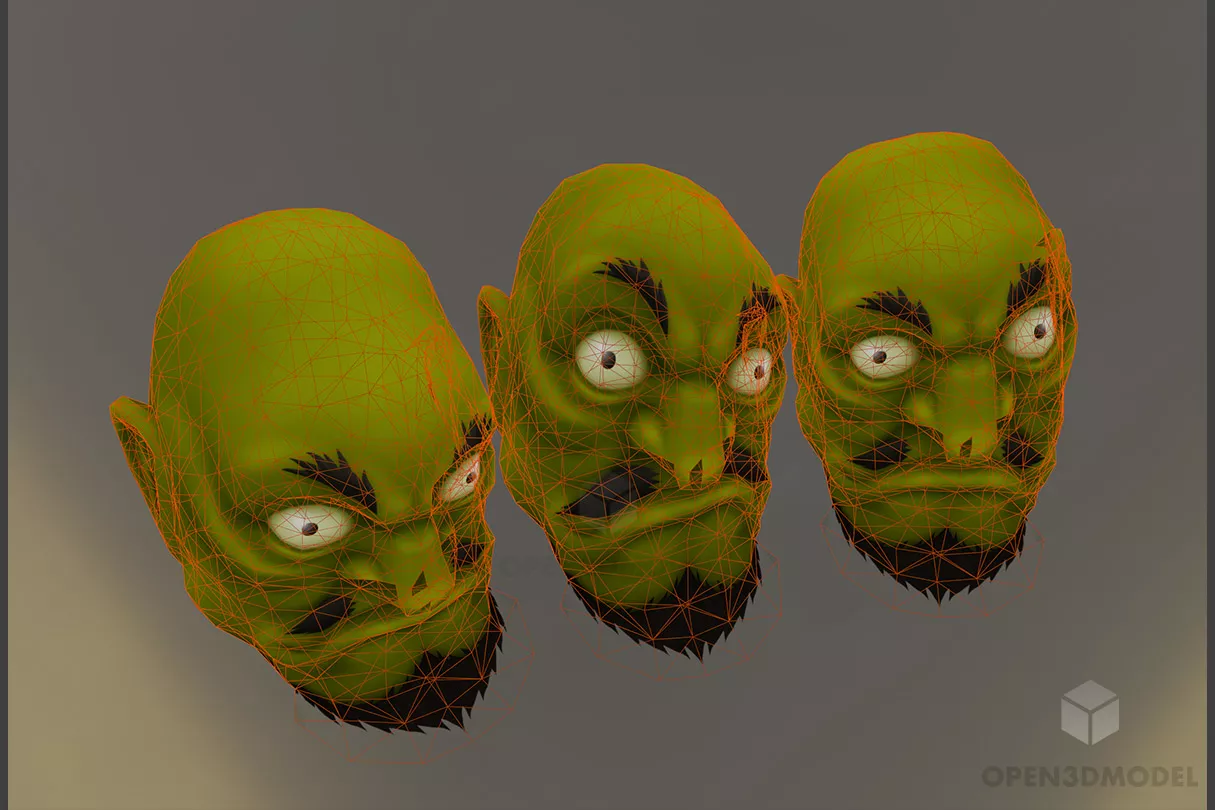 Kashira Ghibli Cartoon Character 3d model 2