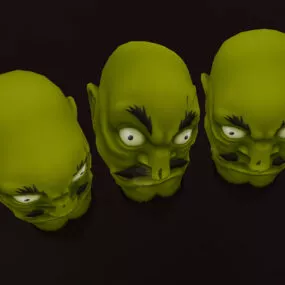 Kashira Ghibli Cartoon Character 3d model
