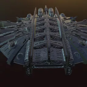 Ufo Spaceship Alien Vehicle 3d model