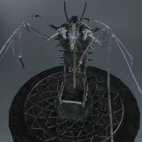 Spider Throne Chair 3d model