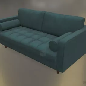 Two Seater Sofa 3d model