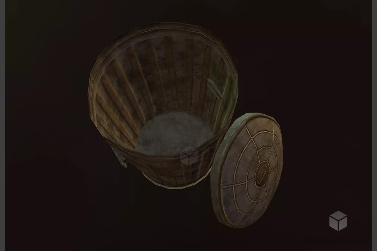 Plastic Bin 3d model