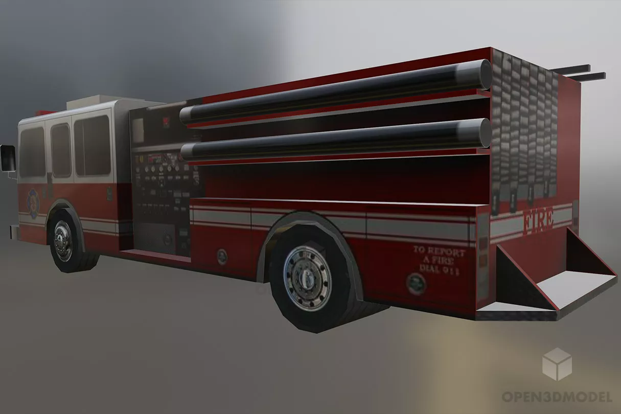 Autoloader Forklift Transport 3d model