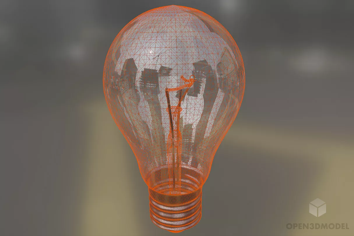 Light Bulb High Detailed 3d model 2