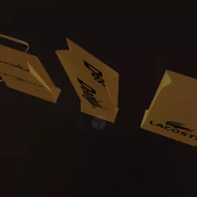 Paper Bag For Product 3d model