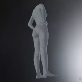 Body Female Scan 3d model