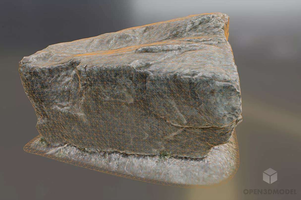 Big Stone 3d model 2