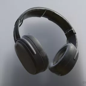 Wireless Headphone Gadget 3d model