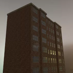 Common Brick Apartment 3d model