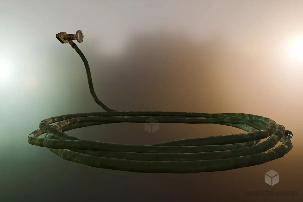 Inox Hookah Carved Style 3d model