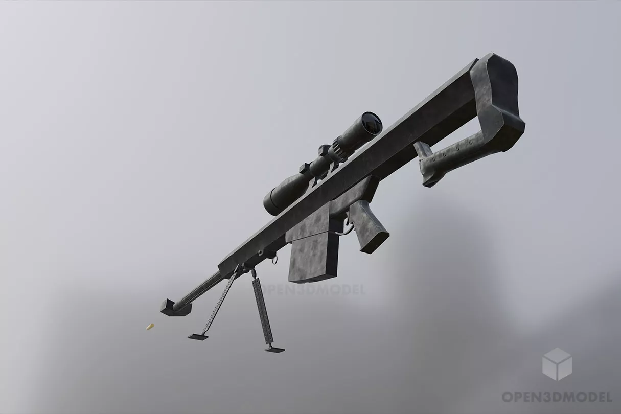 P90 Final Gun Weapon 3d model