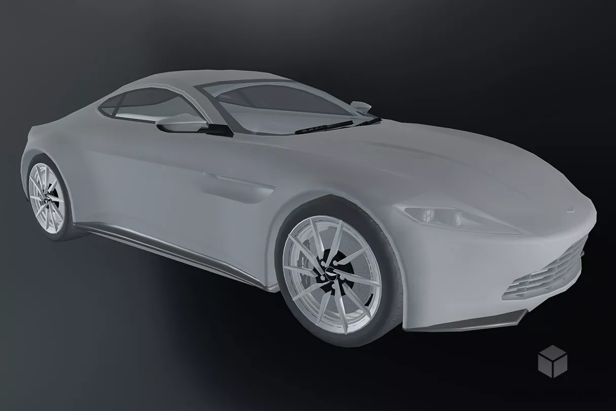 Sedan Car Laguna 3d model