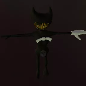 Bendy Cartoon Character 3d model