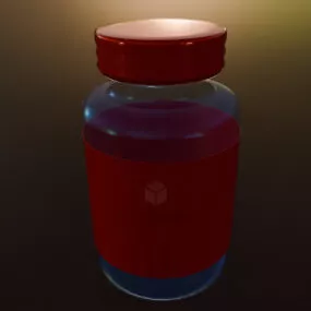 Pill Bottle 3d model