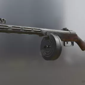 Ppsh41 Gun 3d model