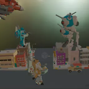 Robot Toy Collection 3d model