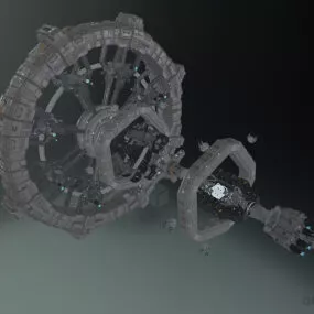 Colonization Spaceship 3d model