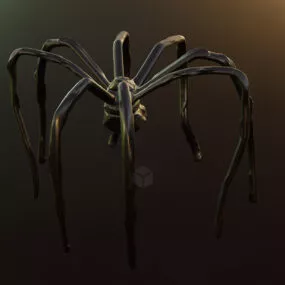 Spider Animal In Lab 3d model