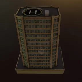 Headquarter Building Asset 3d model