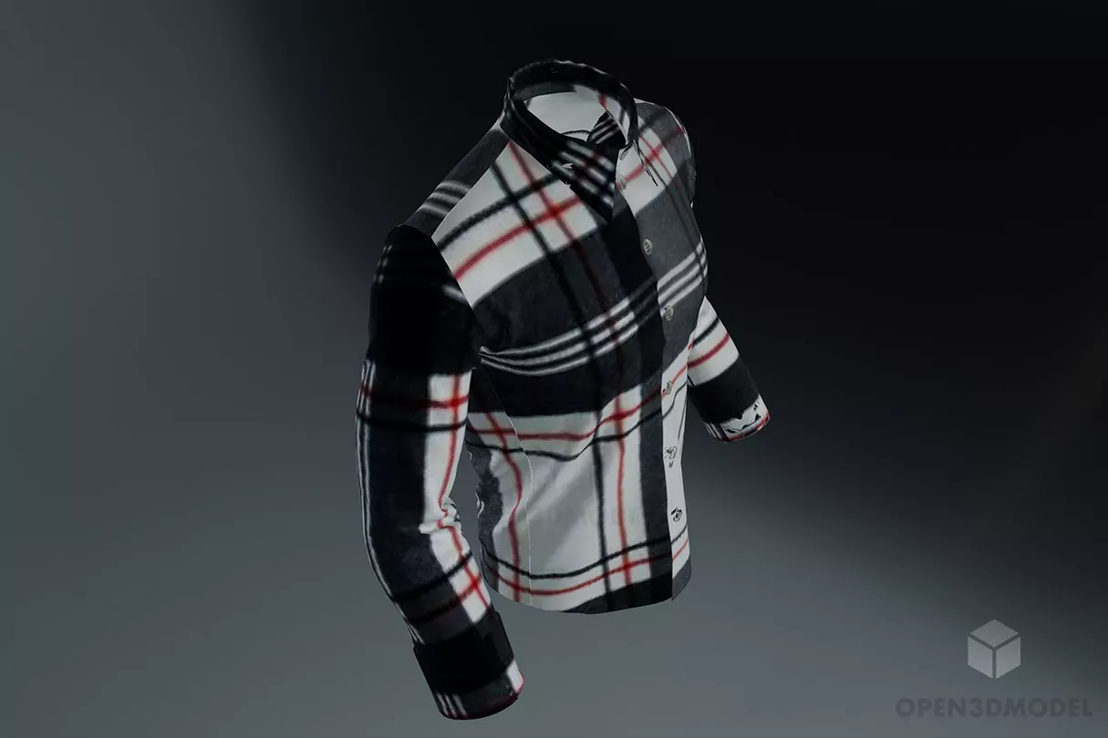 Young Man Character Walking Pose 3d model