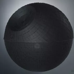 Scifi Death Star 3d model