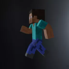 Steve Rigged Character 3d model
