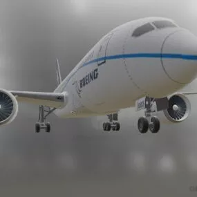 Boeing 787 Airplane 3d model