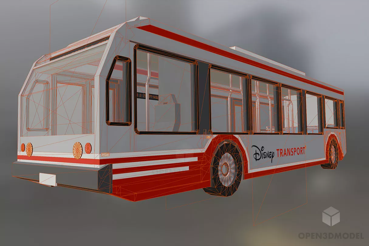 Nova Bus Transport 3d model 2